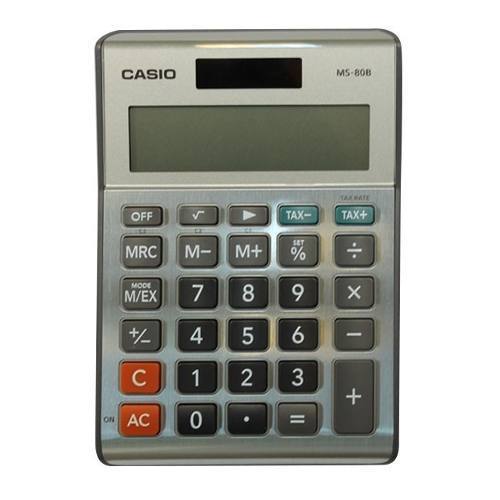 Casio MS-80B Standard Function Desktop Calculator with Large 8 Digit Display